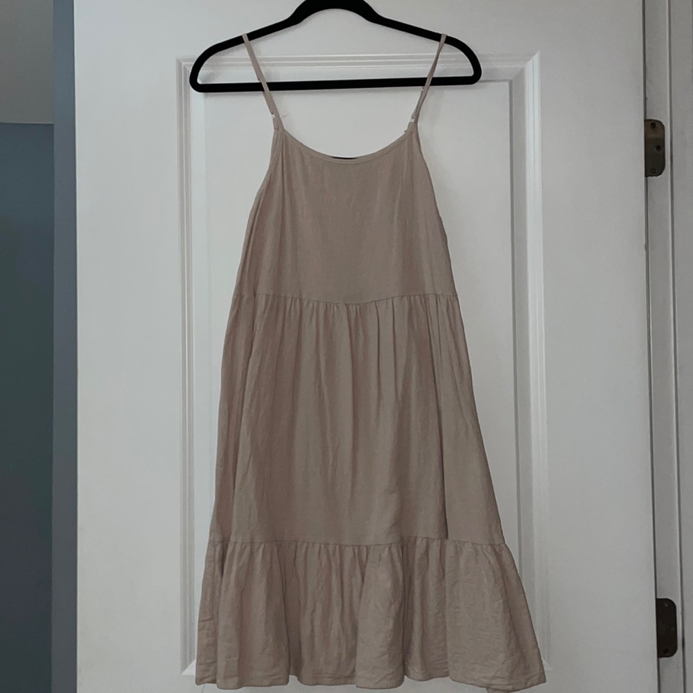 NEVER WORN size medium nude color sundress!!
